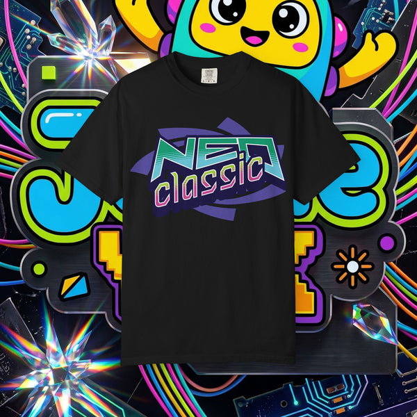 Neo Classic Graphic T-Shirt — Retro 90s Vaporwave Logo