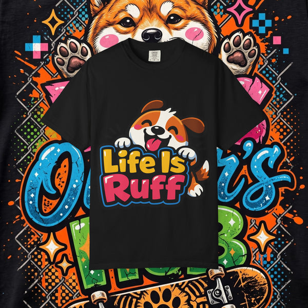 Life Is Ruff Cute Corgi T-Shirt