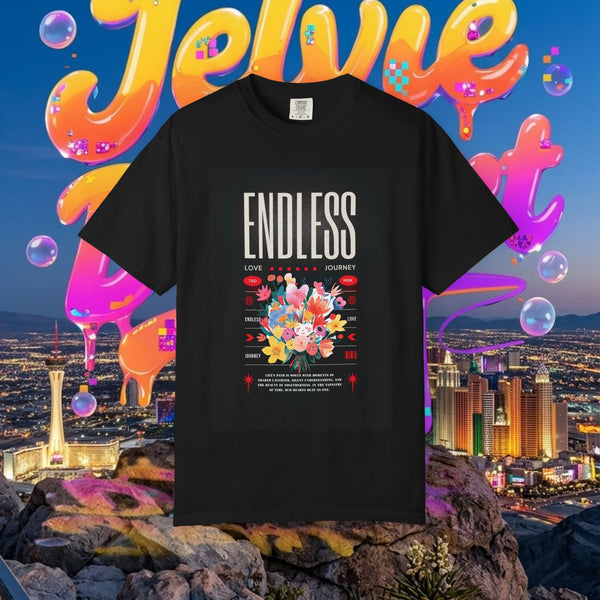 Endless Floral Graphic T-Shirt — 'Endless' Love & Courage Vintage Poster Tee