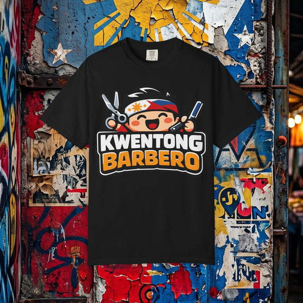 Kwentong Barbero T-Shirt — Filipino Barber Logo Tee