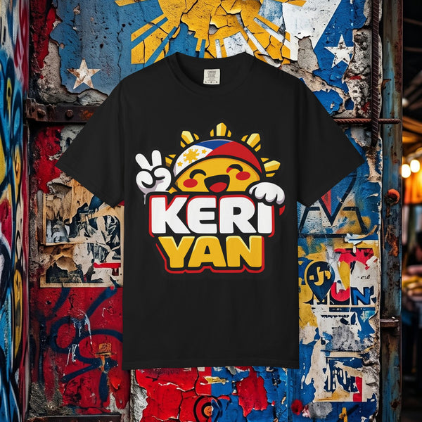 Graphic T-Shirt — "Keri Yan" Sunny Emoji Logo Tee