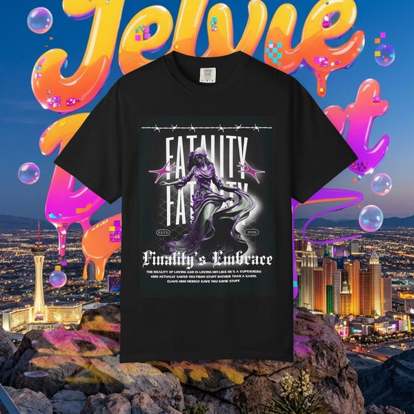 Fatality Embrace T-Shirt — Goth Fantasy Graphic Tee