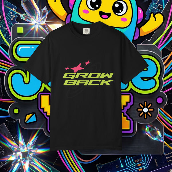 Grow Back Graphic T-Shirt — Retro Space Logo Tee