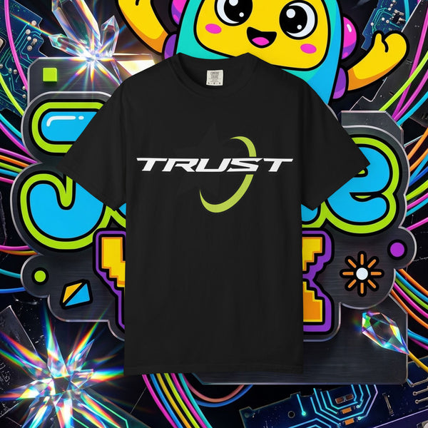 Trust Logo T-Shirt — Retro Sport Graphic Tee